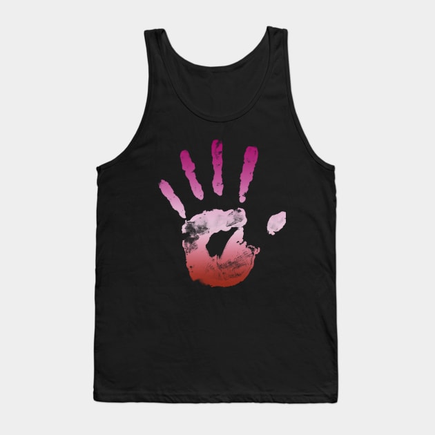 Lesbian Handprint Tank Top by Ryot